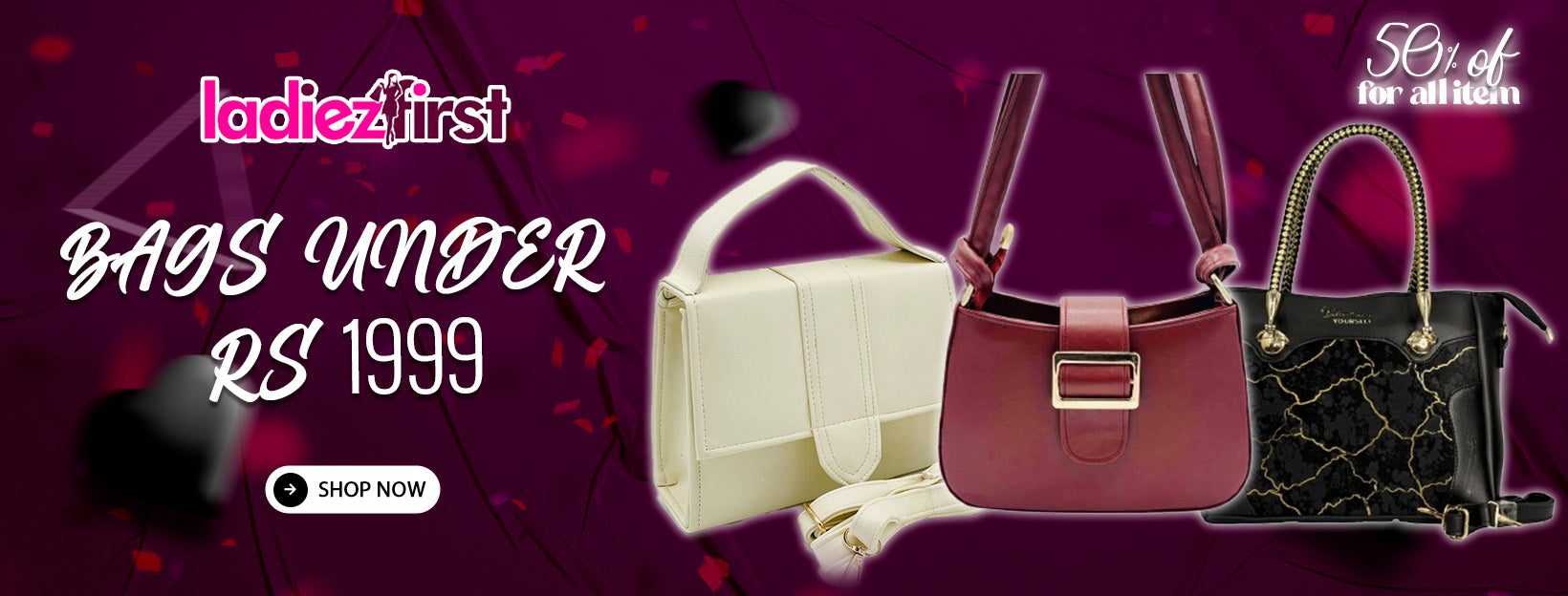LadiezFirst bags under 1999rs