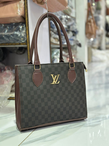 Classic Checkered Tote Bag