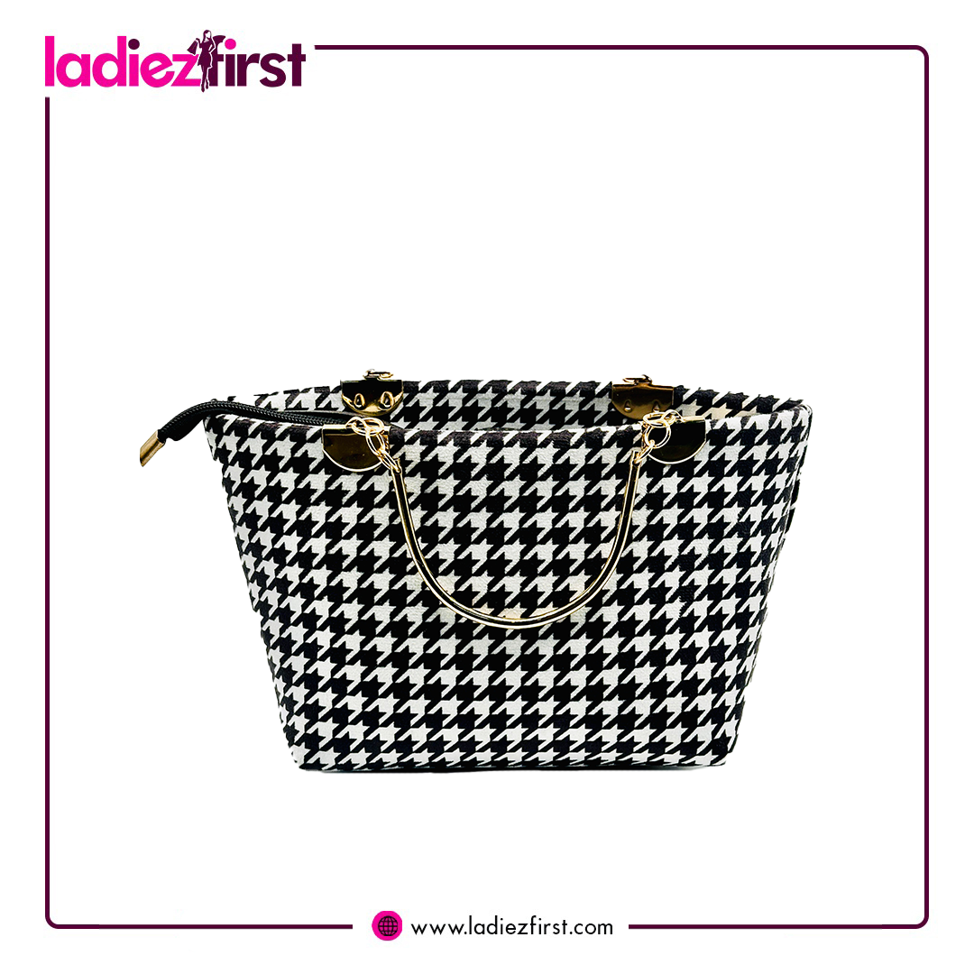 Zebra Pattern Printed Luxury HandBag For Girls With Long Straps